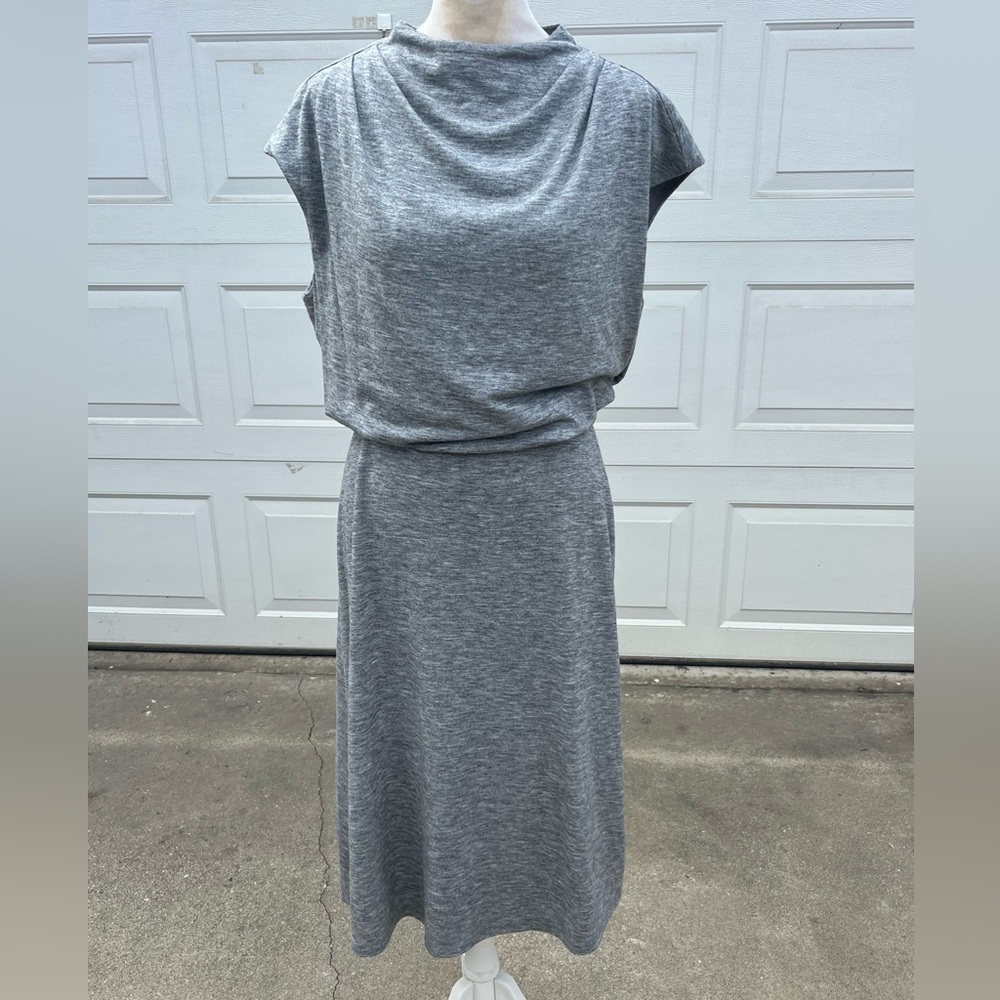 Ann Taylor Womens  Gray midi Dress size 12P